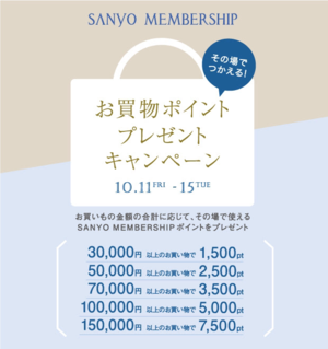 【東京ミッドタウン日比谷店】お買い物プレゼント キャンペーン