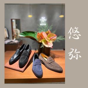 【東京ミッドタウン八重洲店】待望のブラックスエードローファー~悠弥~