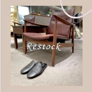 【東京ミッドタウン八重洲店】三陽山長オリジナルレザースリッパ〜再入荷〜